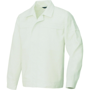 アイトス 長袖ブルゾン(男女兼用) ホワイト S AZ10581775LL