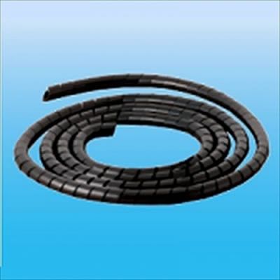 (N)ジャッピー/因幡電機 【生産完了】スパイラルチューブ 柔軟タイプ 黒色 内径6mm×100m (カメダデンキ KS-6B 同等品) RoHS対応品 JS-6B