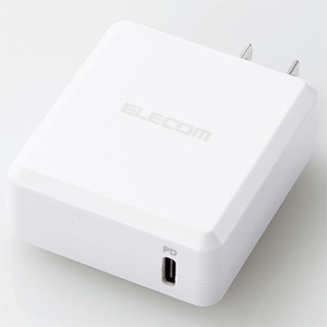 ELECOM 【数量限定特価】AC充電器 PD対応 超高速充電タイプ 最大出力18W Type-C×1ポート ホワイト  MPA-ACCP06WH