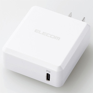ELECOM 【数量限定特価】AC充電器 PD対応 超高速充電タイプ 最大出力18W Type-C×1ポート ホワイト MPA-ACCP06WH