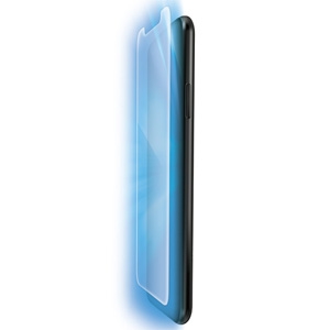 ELECOM 超衝撃吸収フルカバーフィルム iPhone11・XR用 全面クリアタイプ ブルーライトカットタイプ 指紋防止・高光沢タイプ PM-A19CFLPBLGR
