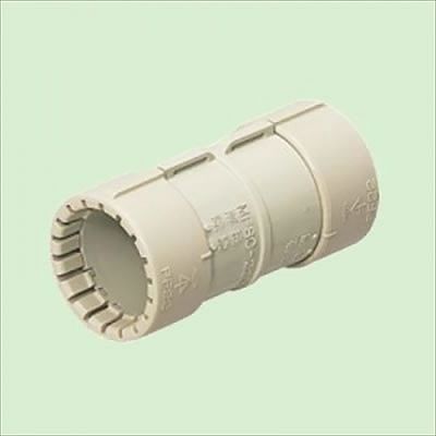 (N)未来工業 【生産終了】PF管付属品 カップリング PF管28mm用 Gタイプ ベージュ MFSC-28G