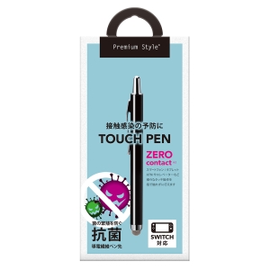 PGA ノック式タッチペン ブラック  PG-TPEN21BK 画像2