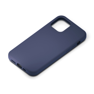 PGA iPhone 12/12 Pro用 シリコンスリムケース ネイビー PG-20GSC04NV