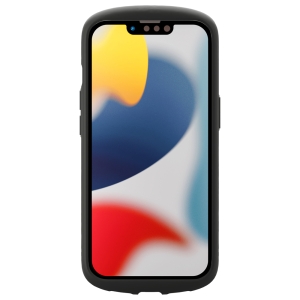 PGA iPhone 13用 ガラスタフケース ラウンドタイプ ブラック  PG-21KGT01BK 画像5