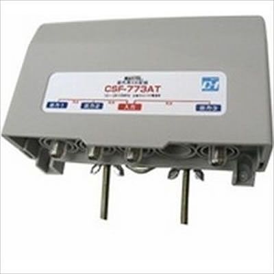 (N)マックステル CS/BS/地デジ/UV対応 高シールド型屋外用3分配器 全端子電流通過型 CSF-773AT-EP