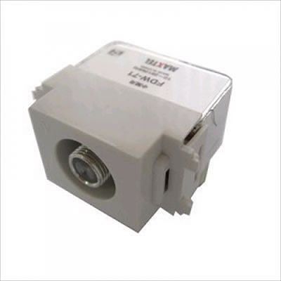 (N)マックステル 【生産完了】F型ユニット 中間用直列ユニット 入力-出力間電流通過 FDW-71