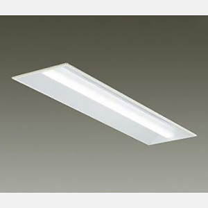 DAIKO LED長形ベースライト 40形 埋込形 幅300mm 一般用 6900lmクラス FHF32形高出力型×2灯相当 調光 白色  LZB-92590XW+LZA-92818N
