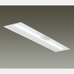DAIKO 非常用LED長形ベースライト 40形 埋込形 幅220mm 4000lmクラス FLR40形×2灯相当 非調光 昼白色  LZE-93064XW+LZA-92822W
