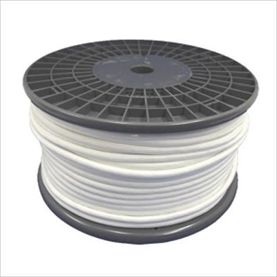 (N)クラベ 丸打ちコード 0.75mm×100m 白  マルウチコード0.75mm×100mシロ