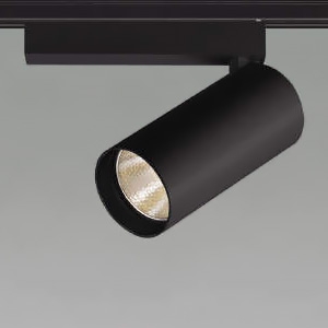 コイズミ照明 LEDシリンダースポットライト プラグタイプ 2000lmクラス HID35W相当 非調光 配光角30° 電球色(2700K) 黒 XS703807BA
