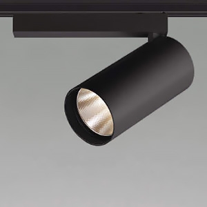 コイズミ照明 LEDシリンダースポットライト プラグタイプ 3500lmクラス HID70W相当 非調光 配光角15° 電球色(2700K) 黒 XS701801BA