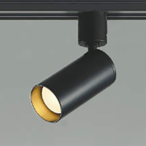 コイズミ照明 LED小型スポットライト プラグタイプ 400lmクラス JDR40W相当 非調光 配光角60° 電球色 ブラック  AS51296