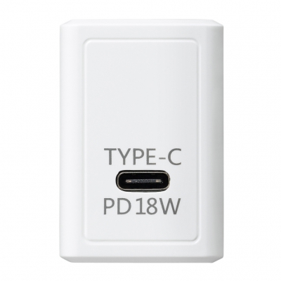 YAZAWA(ヤザワ) PD対応USBアダプター1ポート18W ホワイト  VFPD18WH 画像2