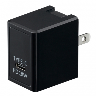 YAZAWA(ヤザワ) PD対応USBアダプター1ポート18W ブラック VFPD18BK
