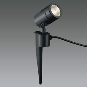 コイズミ照明 LEDエクステリアスポットライト 防雨型 スパイクタイプ 1000lmクラス JR12V50W相当 非調光 配光角35° 電球色 黒 XU49884L