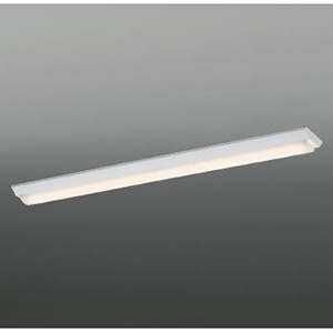 コイズミ照明 LEDベースライト 40形 直付型 逆富士・1灯用 W150 10000lmクラス 調光 白色  AH92025L+AE92418