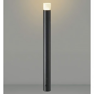 コイズミ照明 LEDローポールライト 《arkia》 防雨型 拡散配光タイプ 高さ700mmタイプ 非調光 電球色 サテンブラック  AU50586