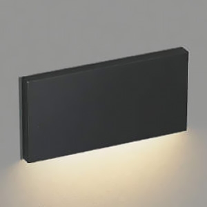 コイズミ照明 LED一体型フットライト 《arkia》 非調光 電球色 断熱施工対応 マットブラック AB52211