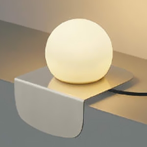 コイズミ照明 LED一体型テーブルスタンド 白熱球60W相当 非調光 電球色 スイッチ付 ホワイトブロンズメッキ  AT51303