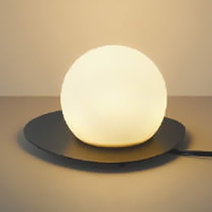 コイズミ照明 LED一体型テーブルスタンド 白熱球60W相当 非調光 電球色 スイッチ付 マットブラック  AT51307