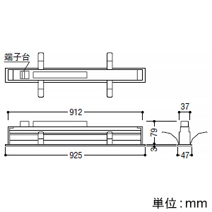 コイズミ照明 LED一体型ベースライト 《スリットシームレススリム》 埋込型 高気密SB形 L900mm 散光配光 調光調色 電球色～昼白色  AD52483 画像2