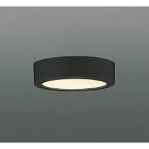 コイズミ照明 LED一体型導光板薄型シーリングライト 白熱球100W相当 調光 電球色 ブラック  AH52283
