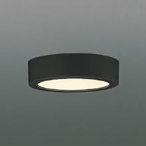 コイズミ照明 LED一体型導光板薄型シーリングライト 白熱球100W相当 非調光 電球色 ブラック  AH50660