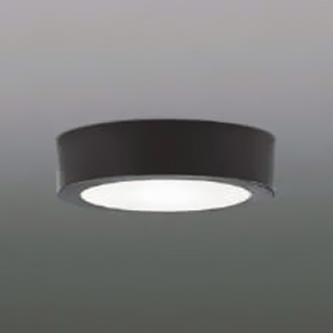 コイズミ照明 LED一体型薄型シーリングライト 白熱球100W相当 非調光 電球色 黒 AH52294