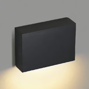 コイズミ照明 LED一体型フットライト 《arkia》 防雨型 電球色 サテンブラック AU52542