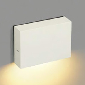 コイズミ照明 LED一体型フットライト 《arkia》 防雨型 電球色 サテンホワイト  AU52544