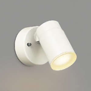 コイズミ照明 LED一体型スポットライト 防雨型 白熱球60W相当 散光配光 非調光 電球色 白  AU50452