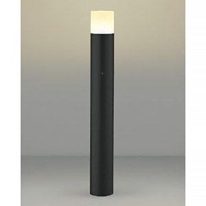 コイズミ照明 LEDガーデンライト 防雨型 全拡散タイプ 自動点滅器タイプ 白熱球60W相当 非調光 電球色 ランプ付 ブラック AU51323
