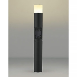 コイズミ照明 LEDガーデンライト 防雨型 全拡散タイプ コンセント対応タイプ 白熱球60W相当 非調光 電球色 ランプ付 ブラック AU51326