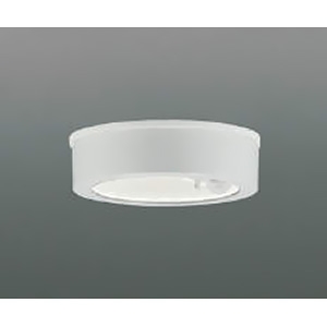 コイズミ照明 LED一体型薄型軒下シーリングライト 防雨型 白熱球100W相当 非調光 昼白色 人感センサ付 ファインホワイト  AU50487