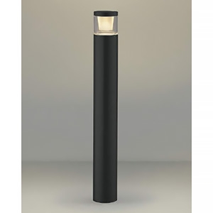 コイズミ照明 LEDガーデンライト 防雨型 ラウンド配光タイプ 高さ700mmタイプ 白熱球40W相当 非調光 電球色 ランプ付 ブラック  AU51356
