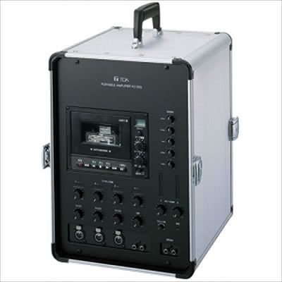 (N)TOA 移動用PAアンプ 30W×2ch ダイバシティチューナーユニット(WT-1820)2台内蔵 KZ-30D