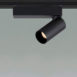 コイズミ照明 LED一体型シリンダースポットライト 《X-Pro》 プラグタイプ 300lmクラス JDR40W相当 非調光 配光角14° 低色温度(2400K) 黒 XS53710