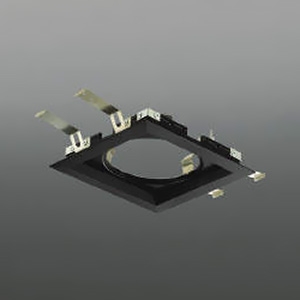 コイズミ照明 ハウジング パネルタイプ 1灯用 埋込穴125×125mm ブラック XE91679E