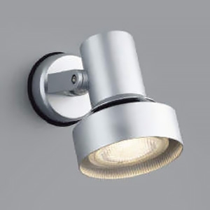 コイズミ照明 LEDエクステリアスポットライト 防雨型 配光角30° 非調光 E26口金 ランプ別売 シルバーメタリック XUE945126