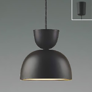 コイズミ照明 LEDペンダントライト 《earthy pendant》 引掛シーリングタイプ 白熱球60W相当 非調光 電球色 ランプ付 チャコールブラウン  AP54178