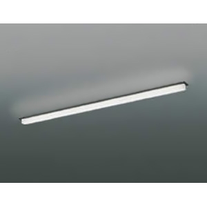 コイズミ照明 LED一体型ベースライト 《ソリッドシームレススリム》 半埋込型 高気密SB形 L900mm 散光配光 調光調色 電球色～昼白色 マットブラック  AD53858