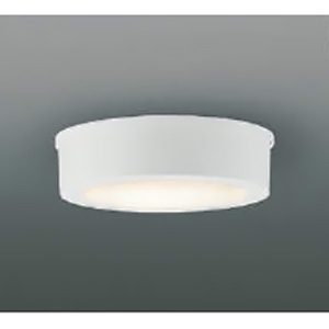 コイズミ照明 LED一体型薄型シーリングライト 防雨・防湿型 白熱球100W相当 非調光 電球色 ランプ付  AU54137