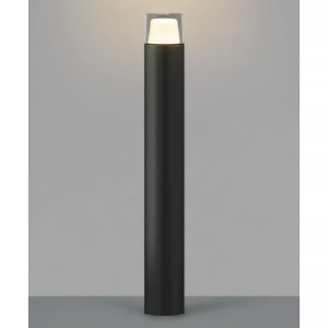 コイズミ照明 LEDガーデンライト 防雨型 白熱球60W相当 非調光 電球色 幅φ90mm 地上高747mm ランプ付 ブラック AU53891