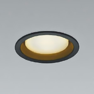 コイズミ照明 LEDダウンライト 準耐火対応・ベースタイプ 高気密SB形 白熱球100W相当 埋込穴φ100mm 散光配光 調光 温白色 ランプ付 ブラック AD1217B35