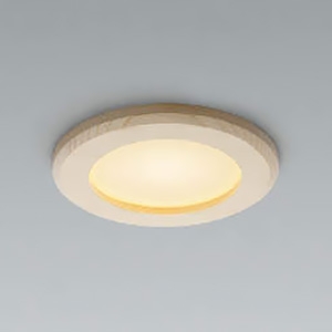 コイズミ照明 LED一体型和風ベースダウンライト M形 白熱球60W相当 埋込穴φ100mm 散光配光 非調光 電球色 丸型  AD53731