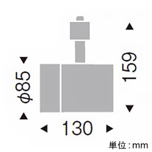 遠藤照明 LEDグレアレススポットライト ショートフード プラグタイプ 3000TYPE CDM-T70W相当 超広角配光 非調光 温白色 黒  ERS6325B 画像2