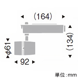 遠藤照明 LEDスポットライト プラグタイプ 600TYPE 110Vφ50省電力ダイクロハロゲン球50W形40W相当 中角配光 無線調光 温白色 黒  EFS4879B 画像2