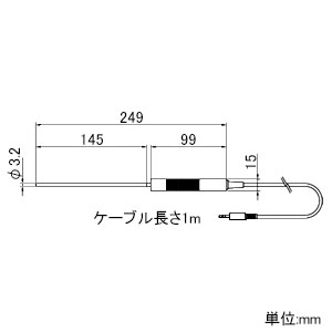 マザーツール pt100Ωセンサ TM-947SD用  TP-101 画像2