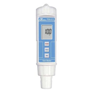 マザーツール ペン型デジタル塩分濃度計 防塵・防水タイプ 測定範囲0~12% PSA-311